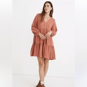 Madewell Terracotta Mini Dress